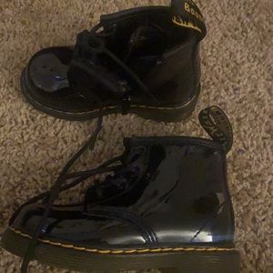 Black Dr. Marten boots